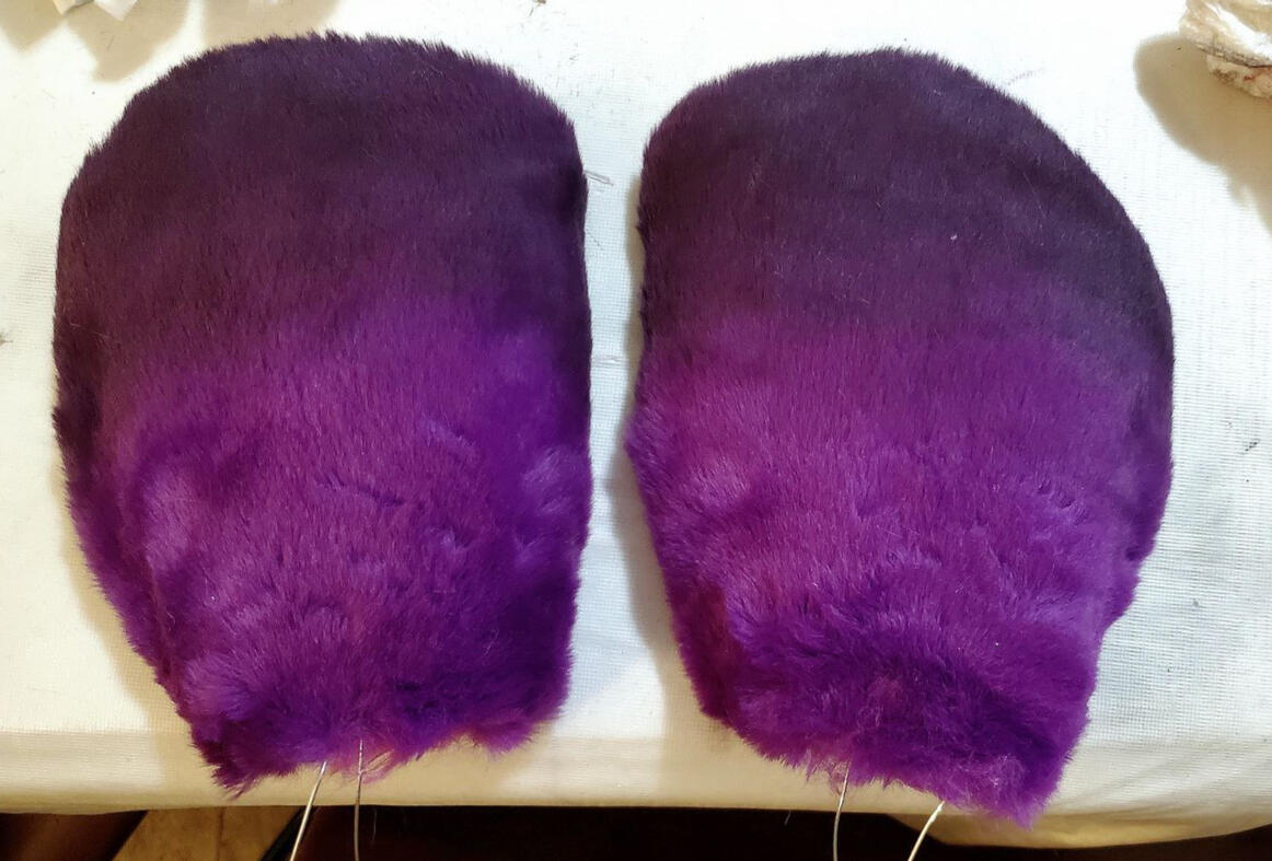 Sewn Hyena Ears (Back)